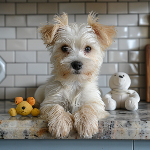 "Terrier Puppy" Free screensaver for mobile of cute Terrier puppy. - MysticFyre.com